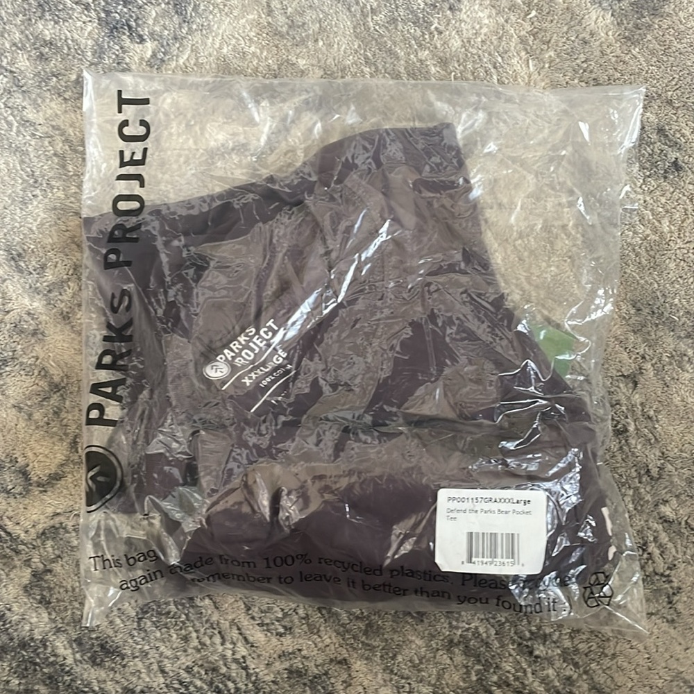 Parks Project Gray Bear Pocket Tee - Picture 5 of 5